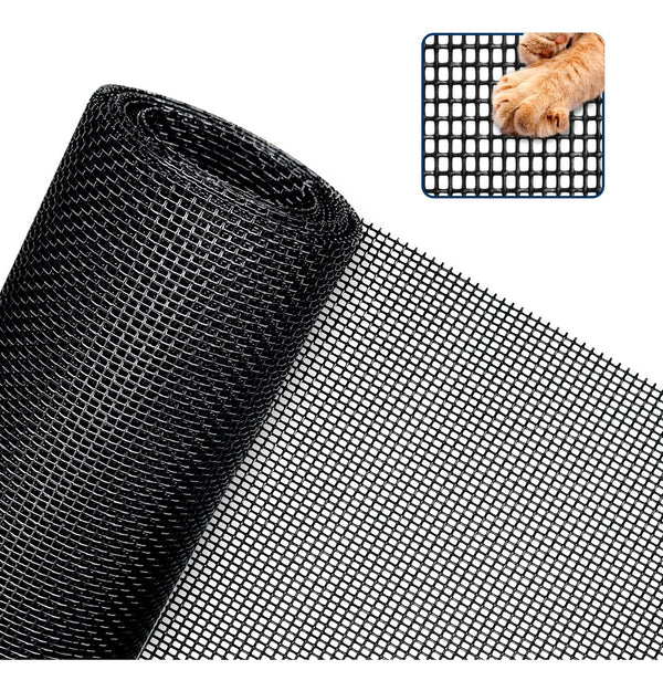 Tela Pet-shop Revest. Pvc Preto Larg.1,20m Cachorros E Gatos