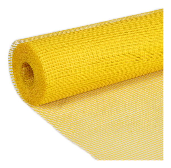 Tela Fibra Vidro Base Coat Reforço Alvenaria (50m) Amarela