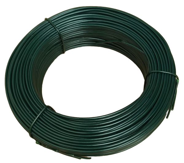Arame Galvanizado 18 Bwg - 1,24mm Pvc (1,90mm) 1kg - Verde