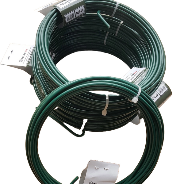 Arame Galvanizado (200g) 14 Bwg 2,10mm Pvc (2,80mm) C/3