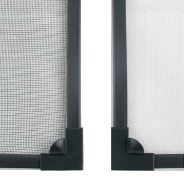 Tela Mosquiteira Magnética Janela (Moldura Grafite) - Kit  90x90cm