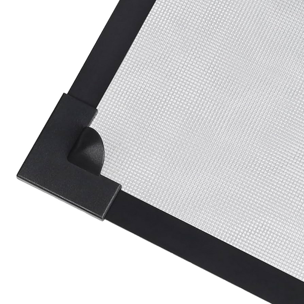 Tela Mosquiteira Magnética Janela (Moldura Grafite) - Kit 110x210cm
