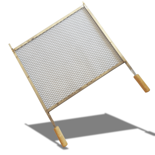 Grelha Churrasqueira 55x50cm Chapa Expandida Inox